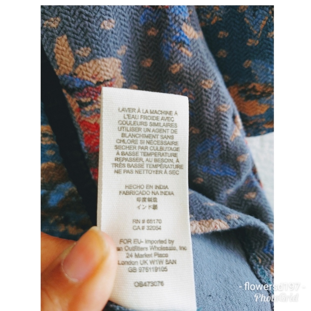 Free People Bodycon Floral Dress Size 6 - Picture 6 of 7